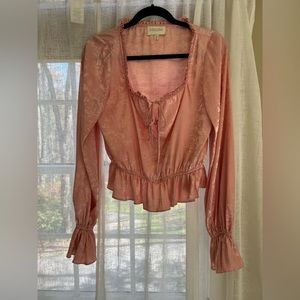 Divine heritage pink blouse